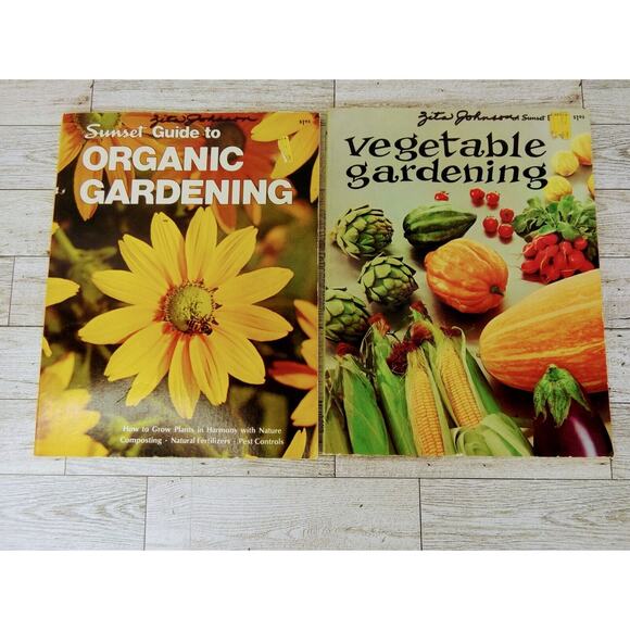 Lot of 2 - Vtg 1970s - Vegetable Gardening / Organic Gardening - Sunset Books PB - Picture 2 of 16